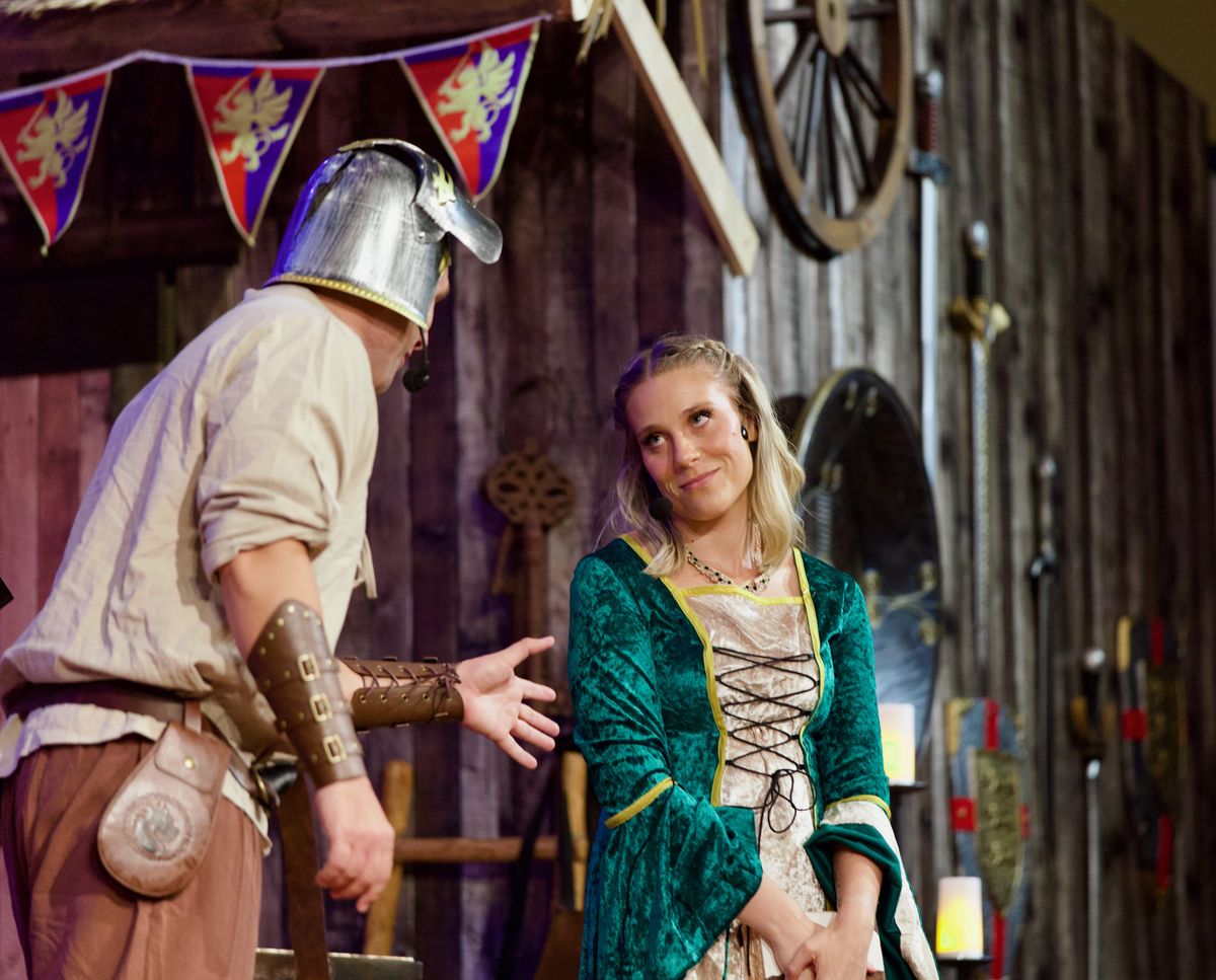 The live drama on the castle stage