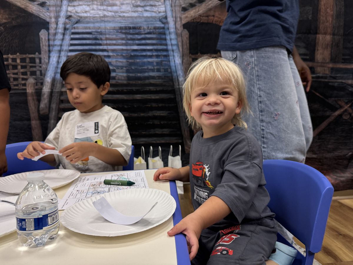 Craft time in the village