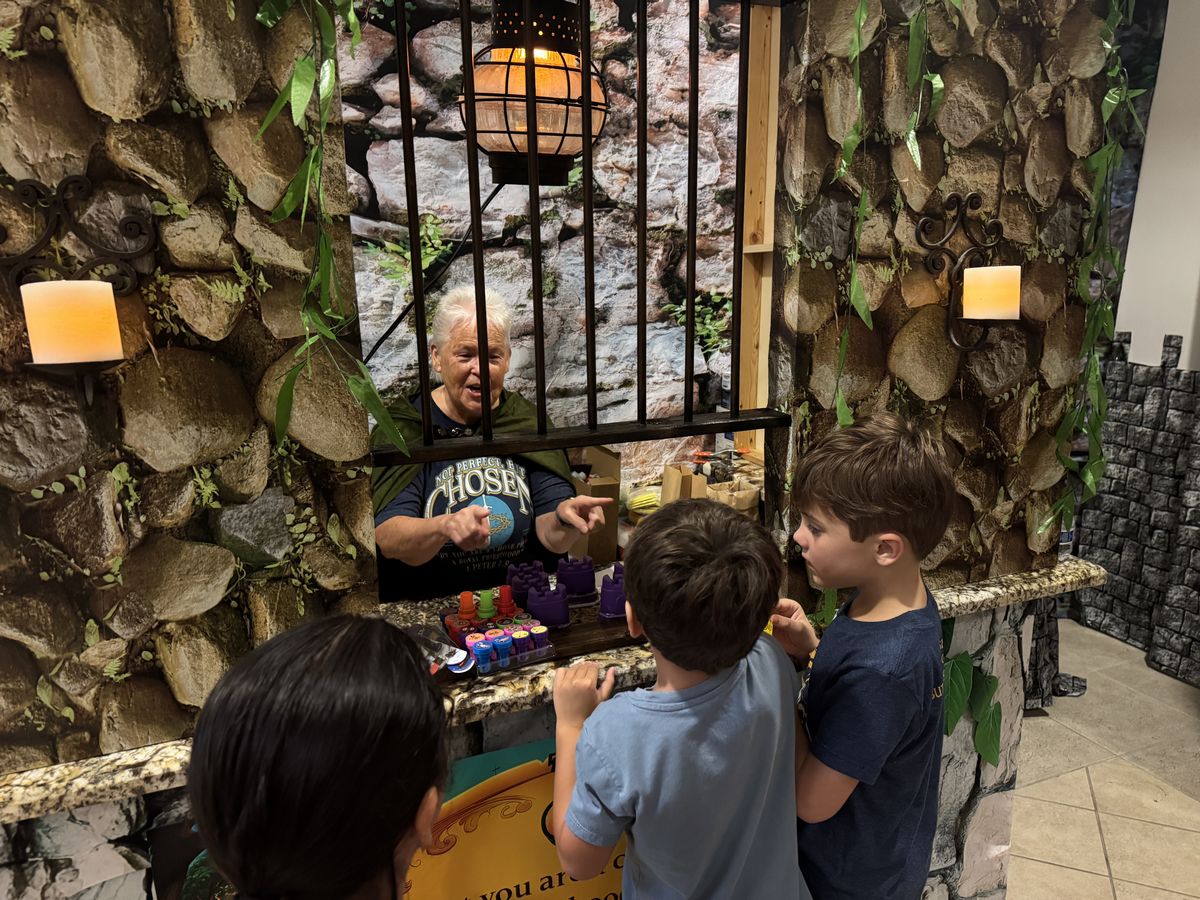 A hands-on Bible station